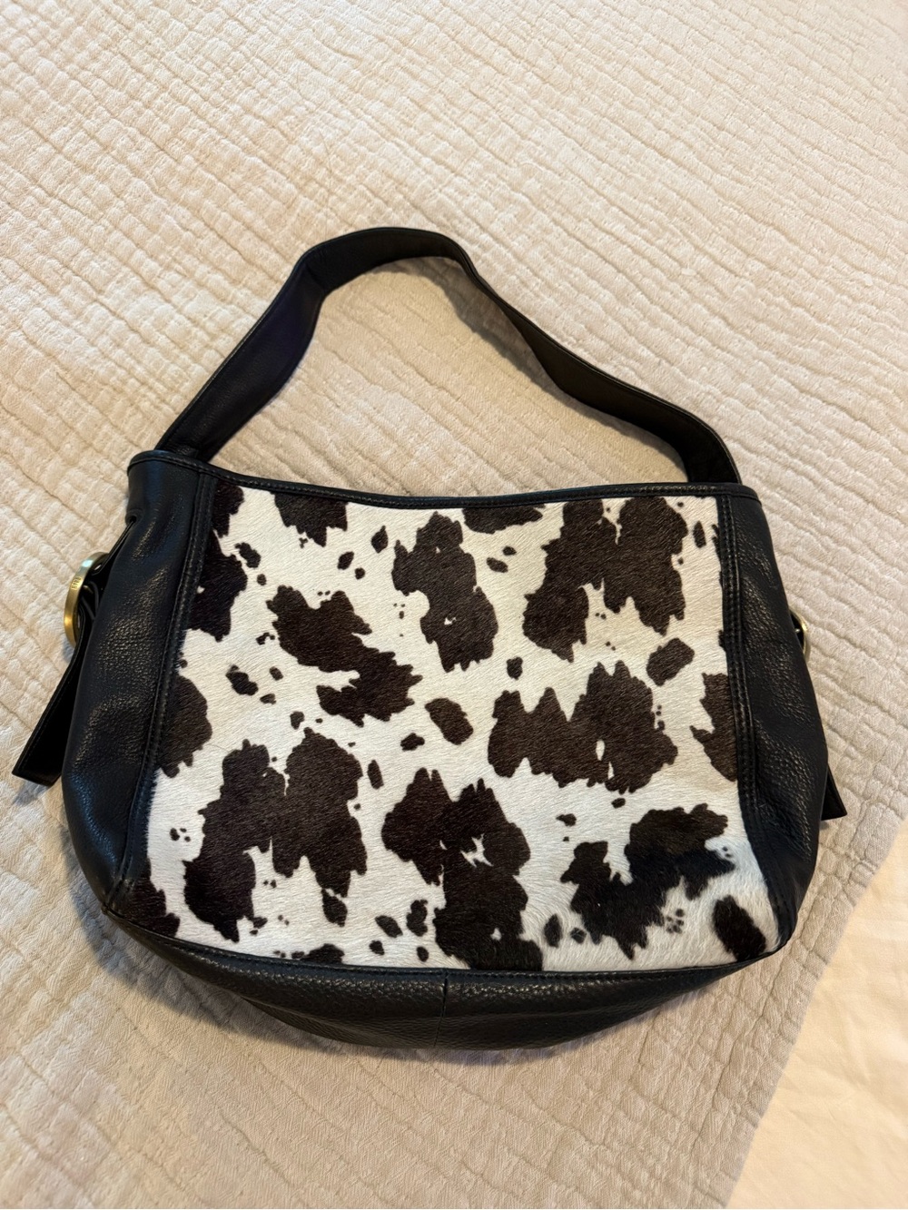 Hobo Animal Print Leather Shoulder Bag EUC 1499